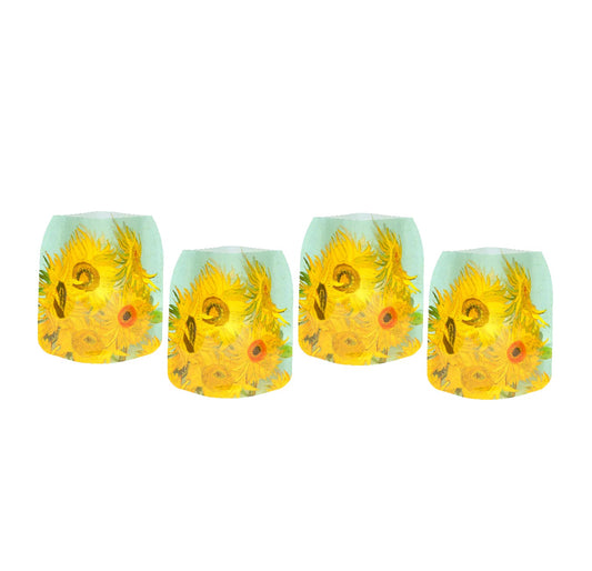 Modgy Luminary Lanterns van Gogh Sunflowers Set of 4