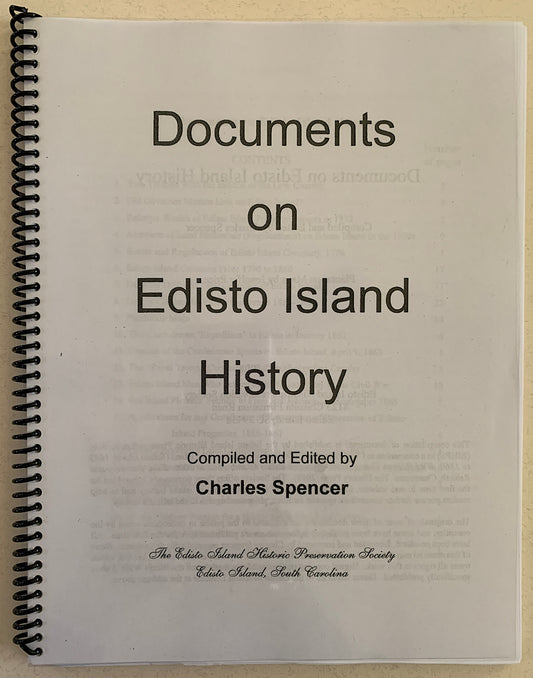 Documents on Edisto Island History